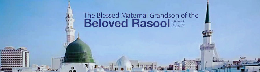 The blessed Maternal Grandson of the Beloved Rasool