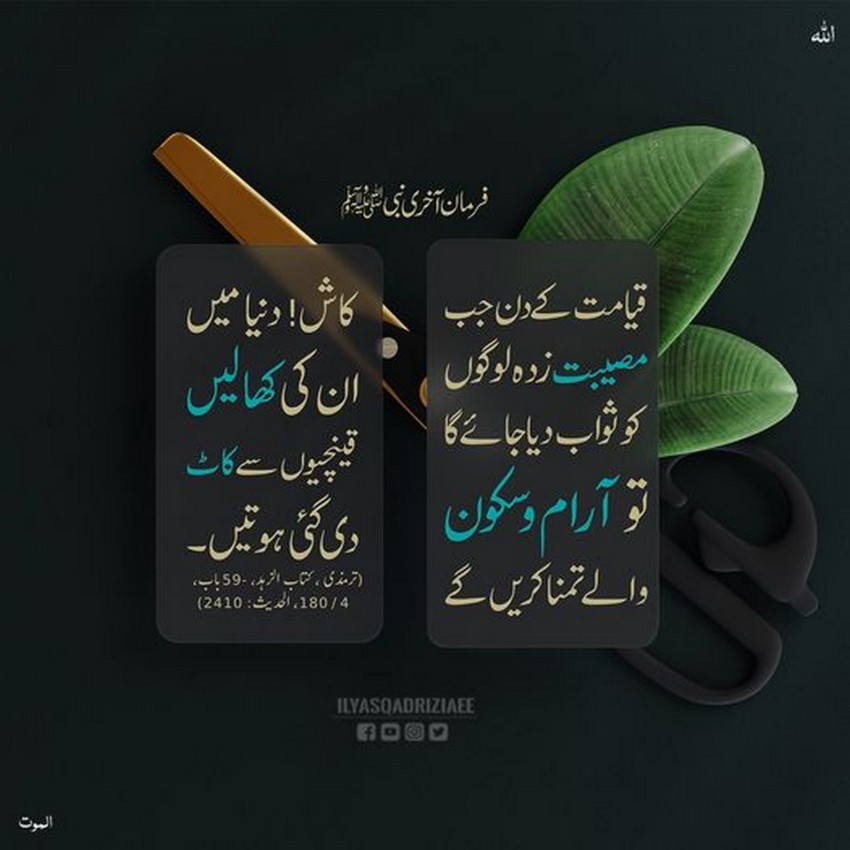 Aaraam O Sukoon Main Rehnay Walon Ki Qayamat Ke Din Aik Tamanna