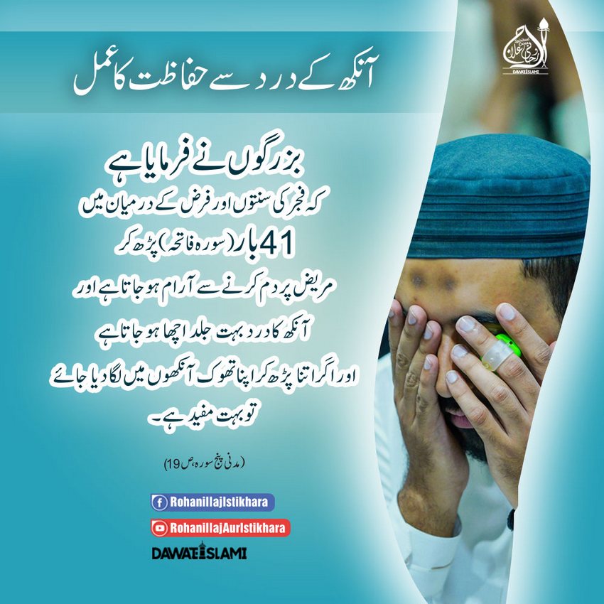 Aankh Kay Dard Say Hifazat Ka Amal