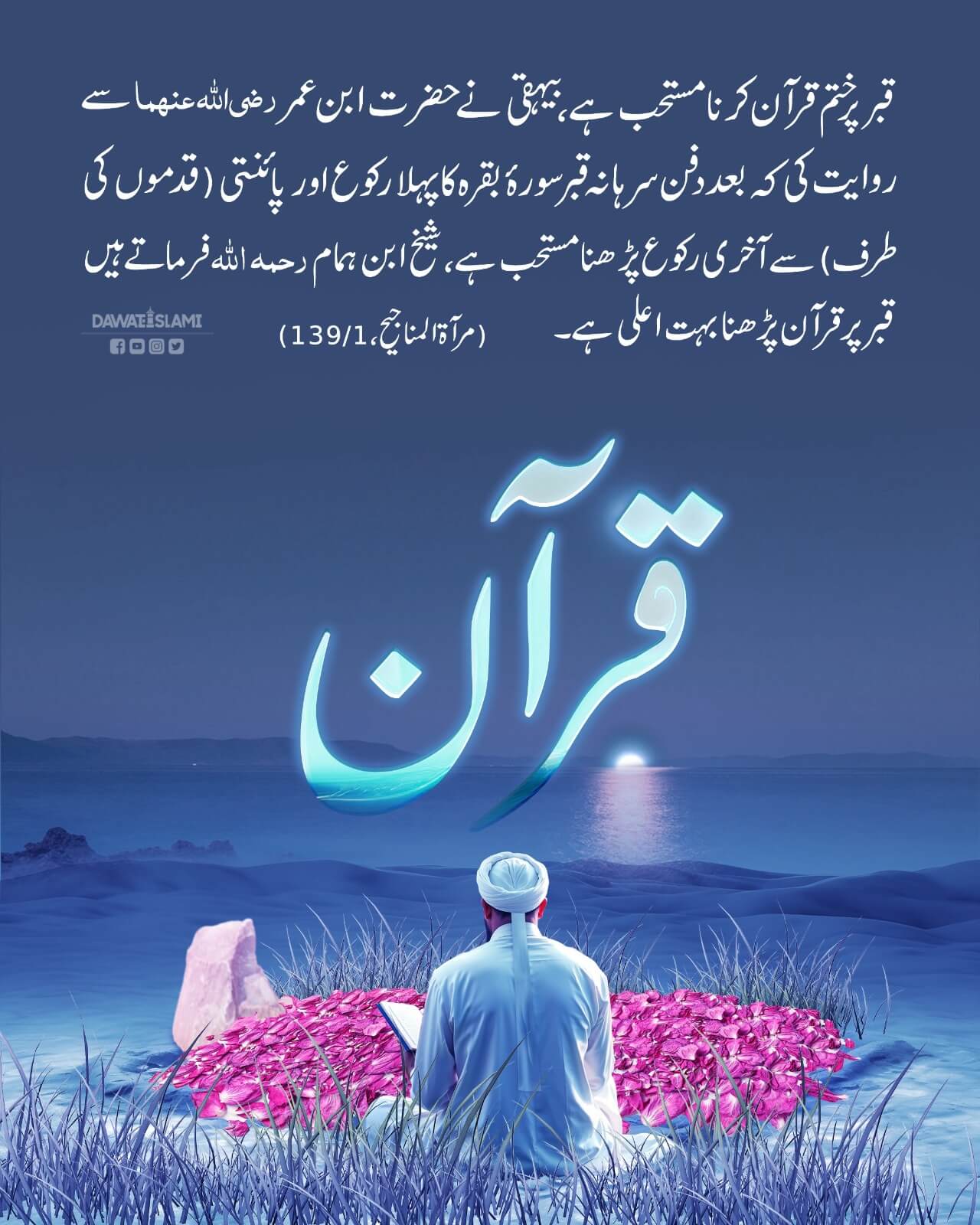 Tadfeen Kay Baad Qabar Par Quran Parhna