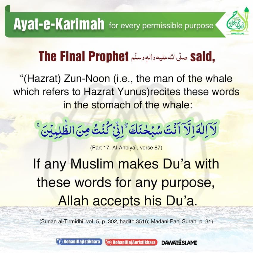 Ayaat e Karima For Every Permissible Purpose