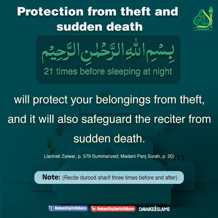 Protection From Theft And Sudden Death