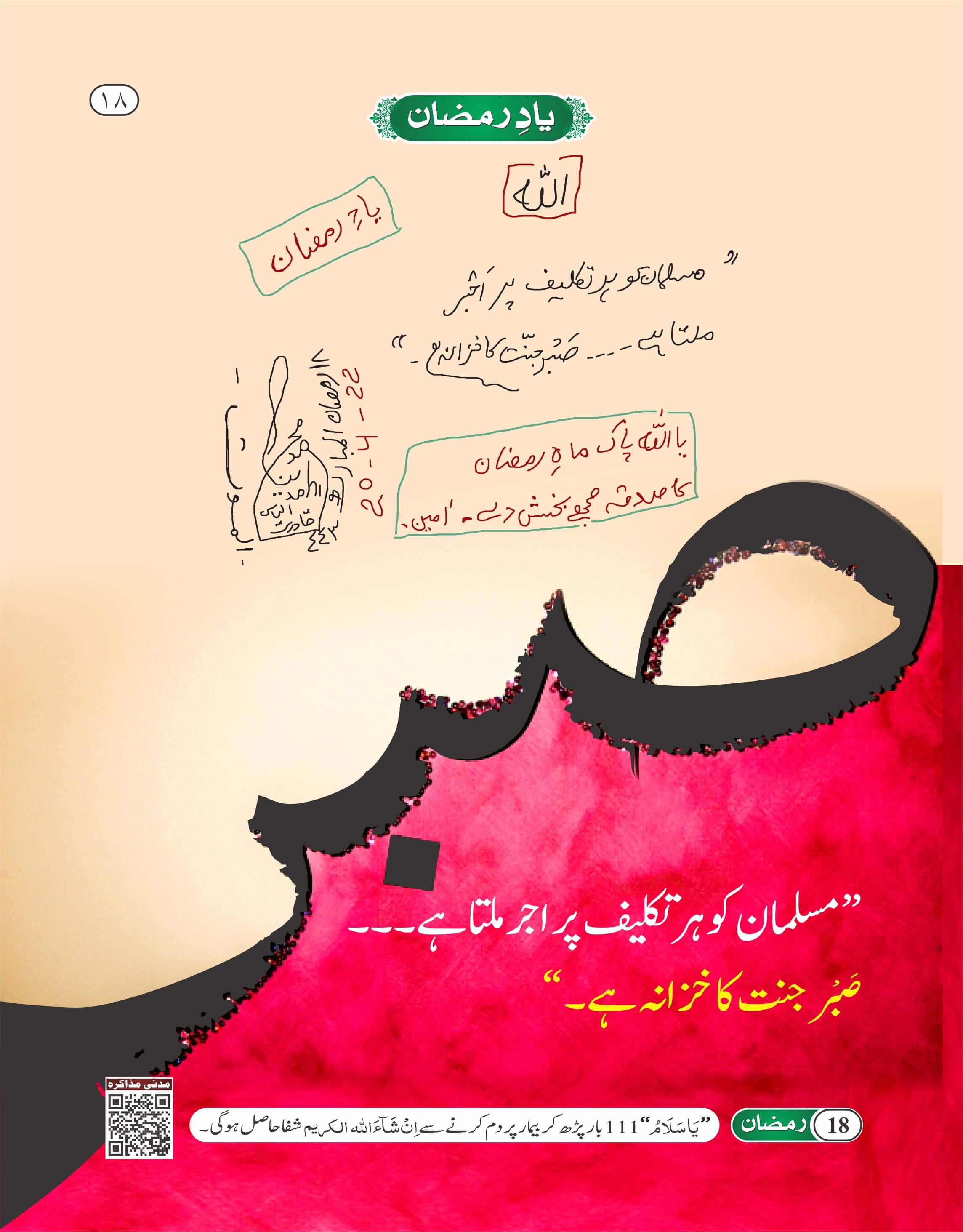 Sabr Jannat Ka Khazana Hai