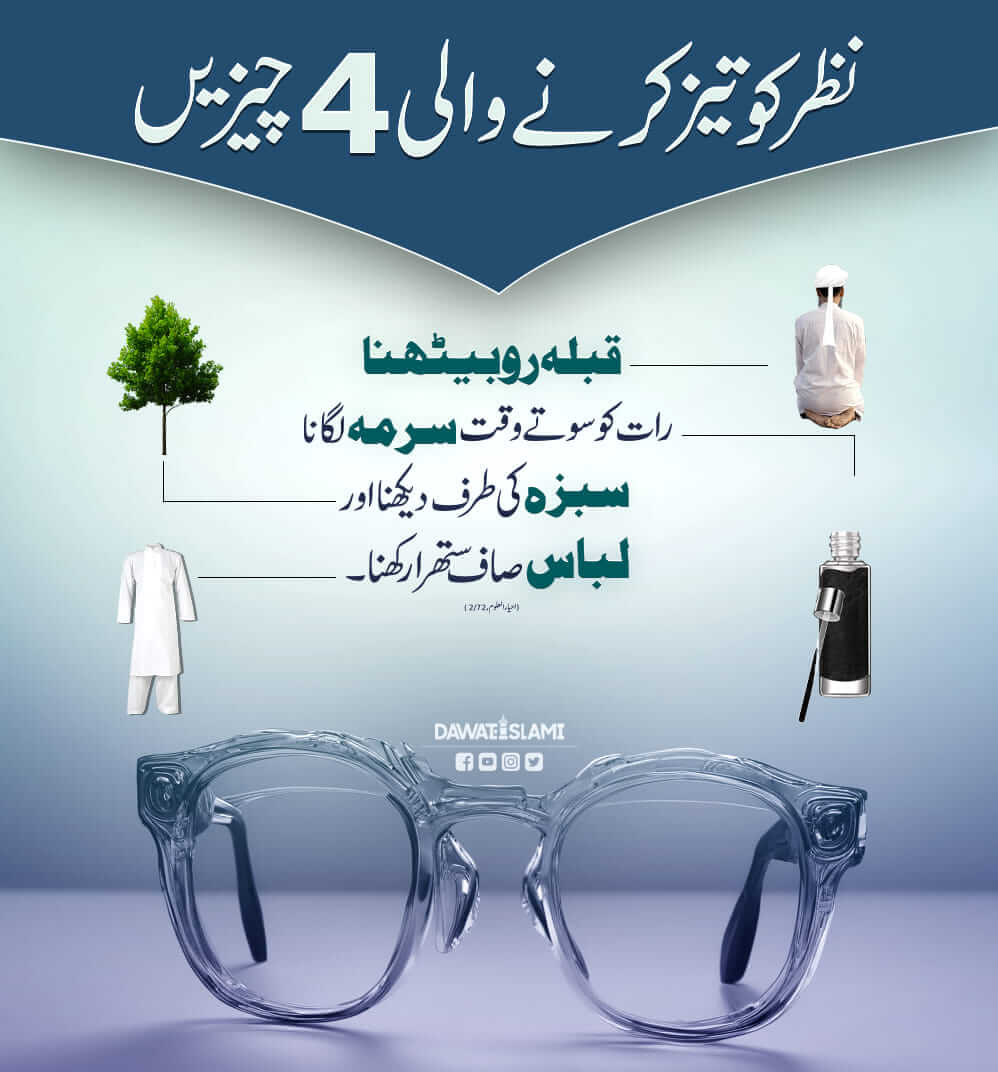 Nazar Ko Taiz Karne Wali Cheezein