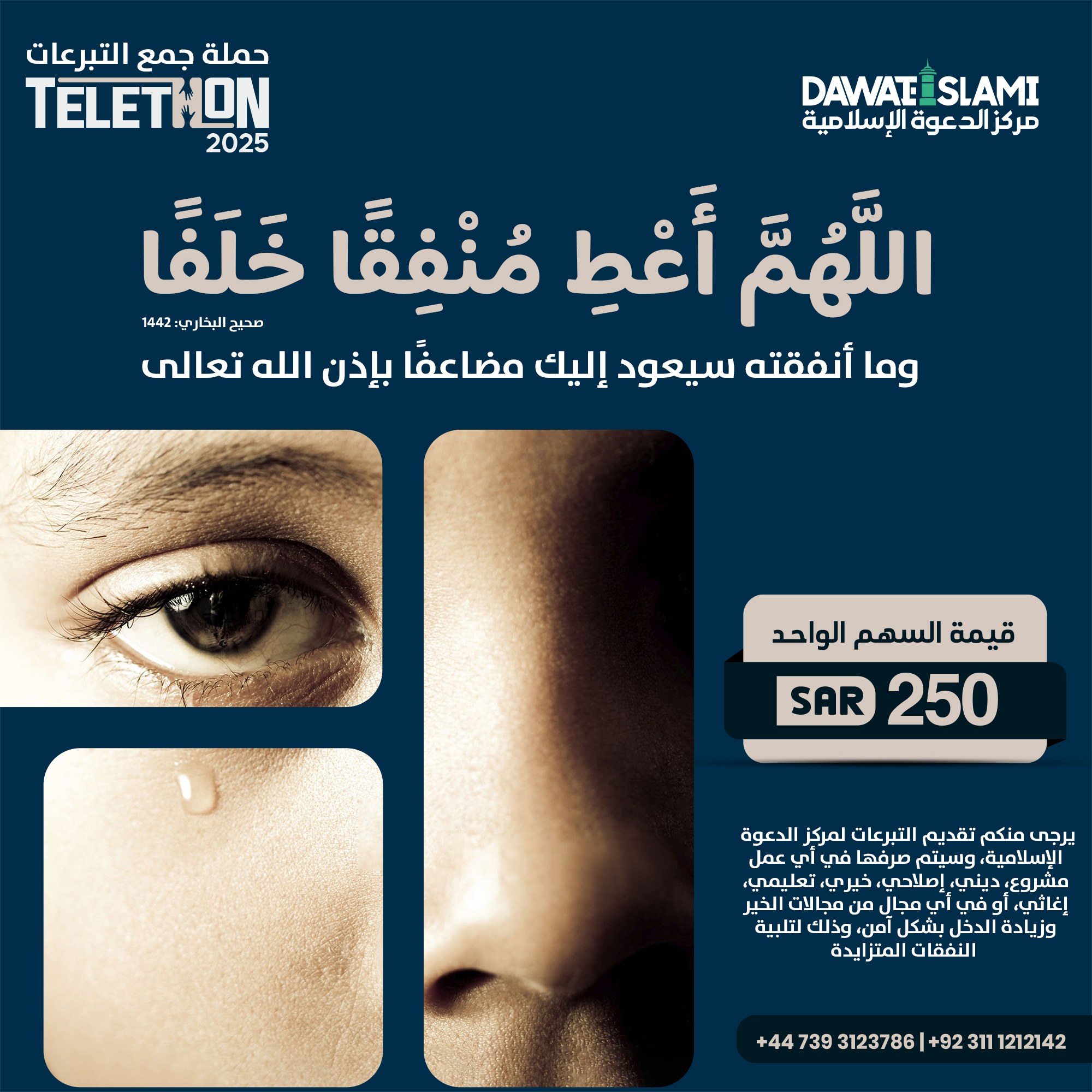 اللَّهُمَّ أَعْطِ مُنْفِقًا خَلَفًا.
