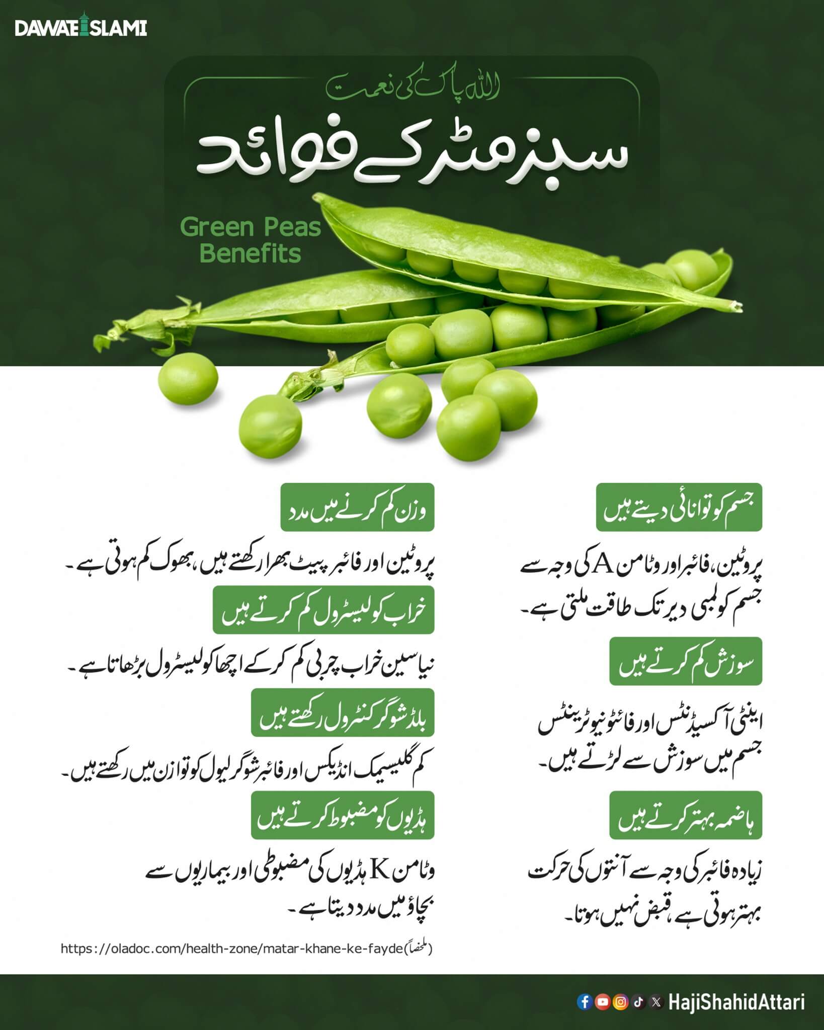 Sabz Matter Kay Fawaid 