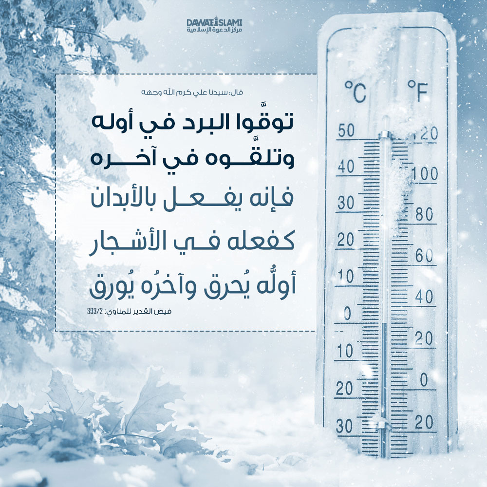 قال سيدنا علي كرم الله وجهه