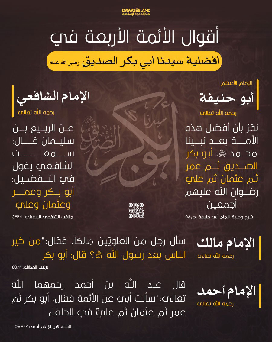 أقوال الأئمة الأربعة