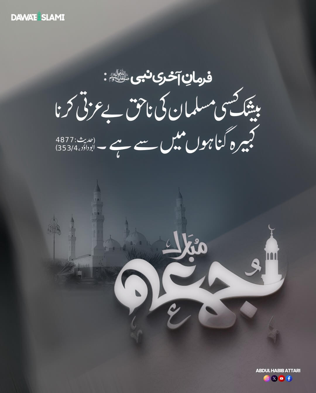 Aap Sab Ko Jumma Mubarak Ho