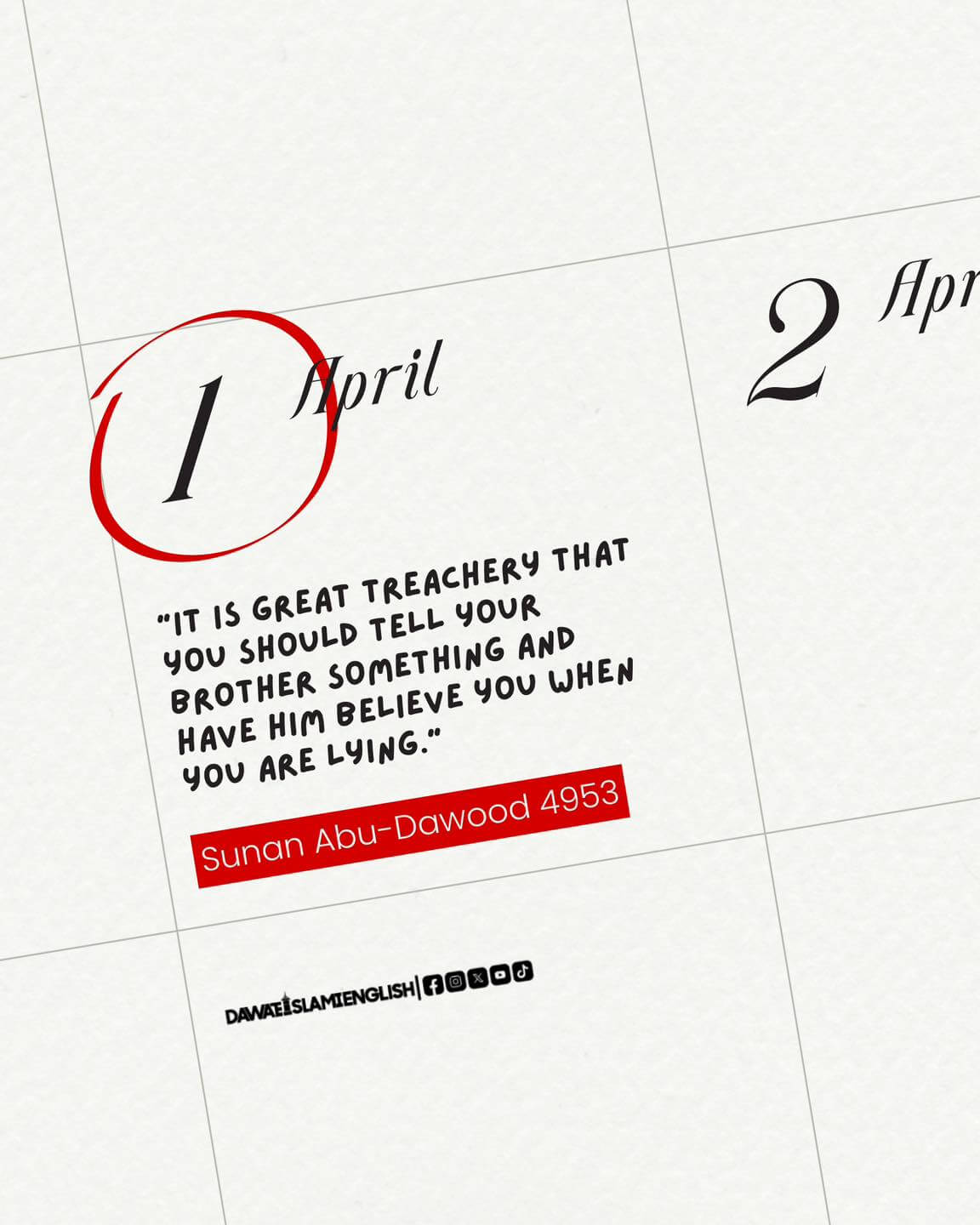 A believer speaks only truth..!