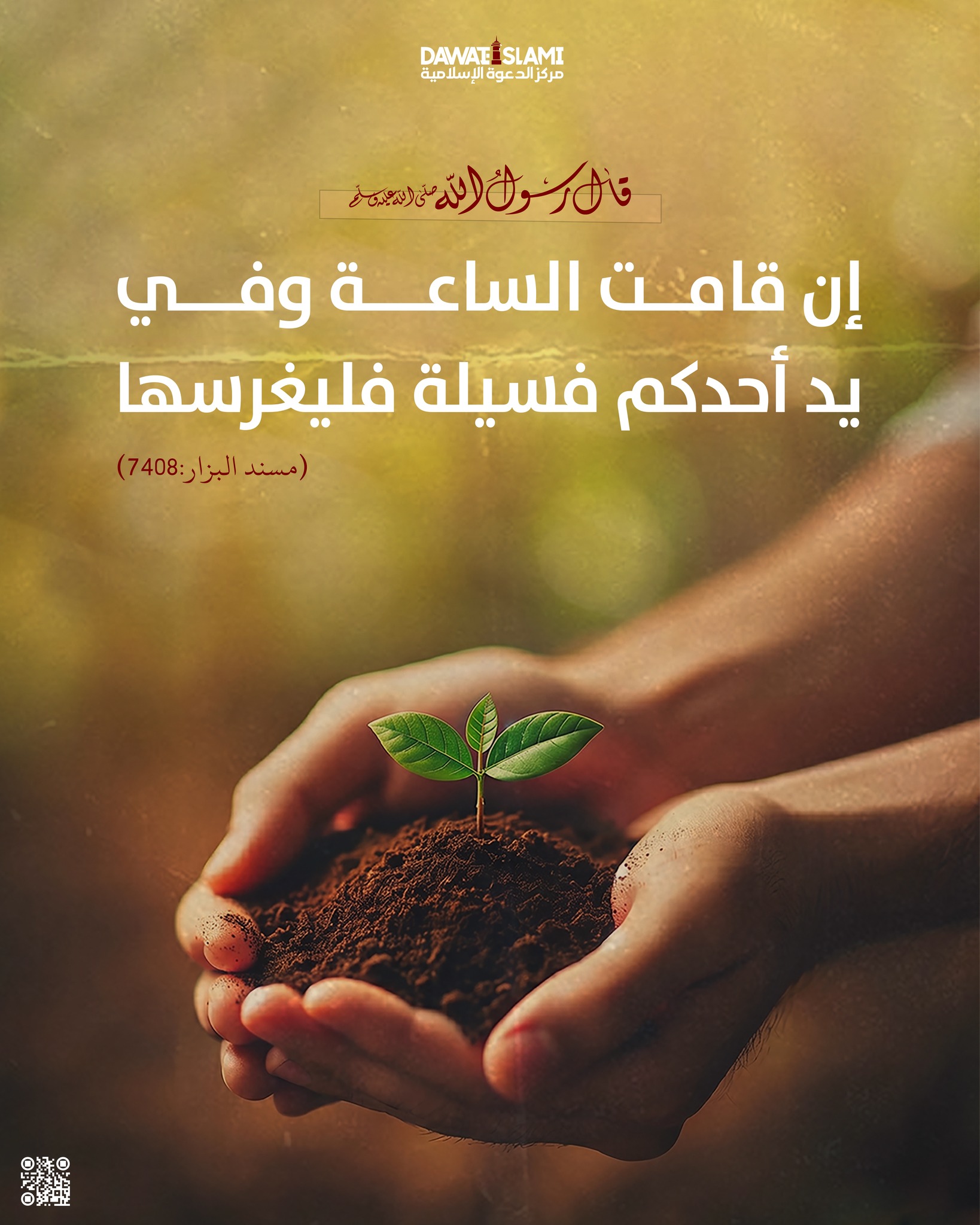 حتى لو قامت الساعة