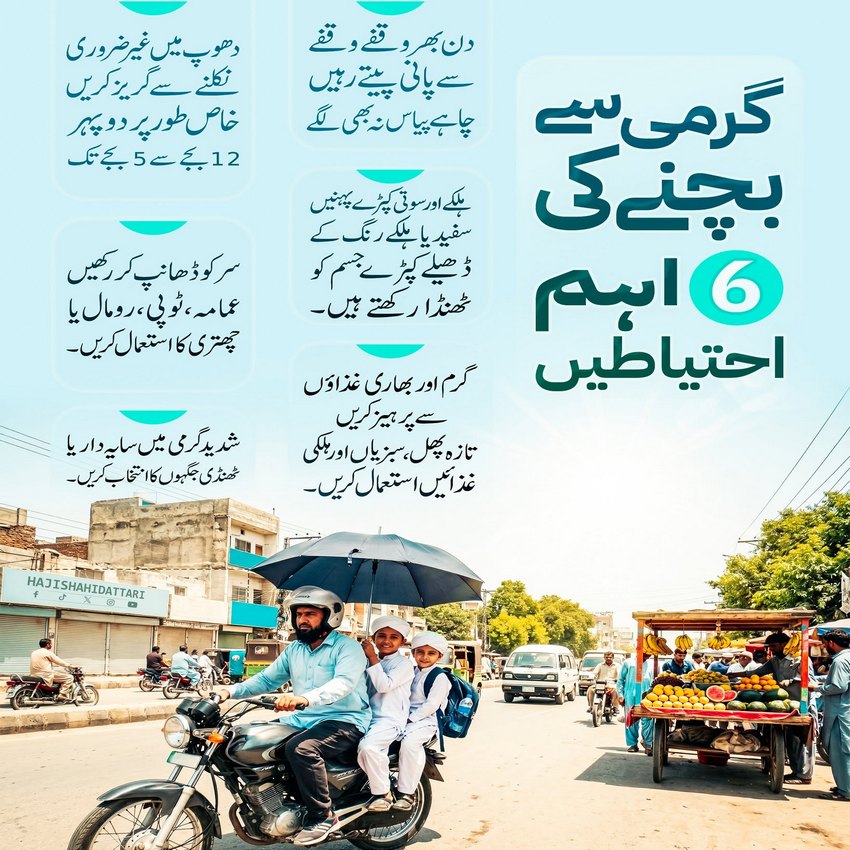 Garmi Mein In Baton Ka Khayal Rakhein