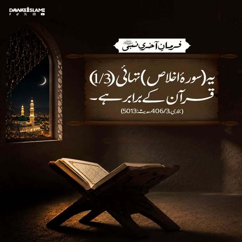 Surah e Ikhlas Ki Azmat