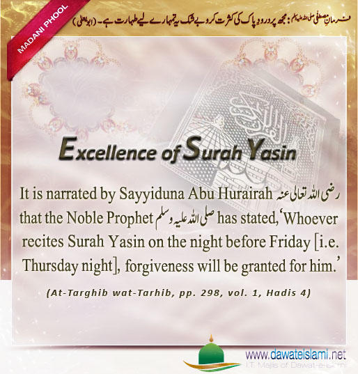 Excellence Of Surah Yasin