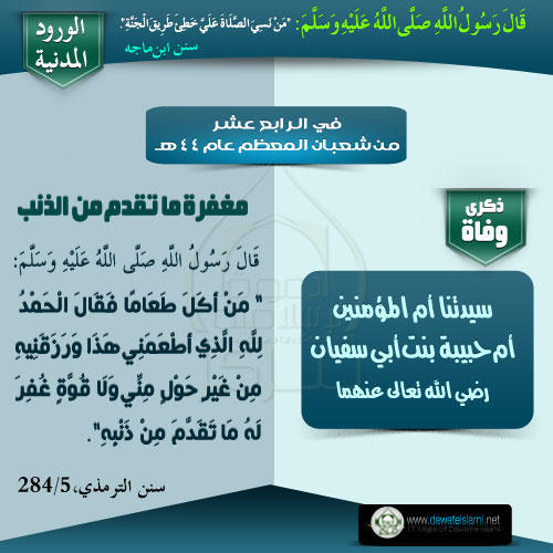 مغفرة ما تقدم من الذنب