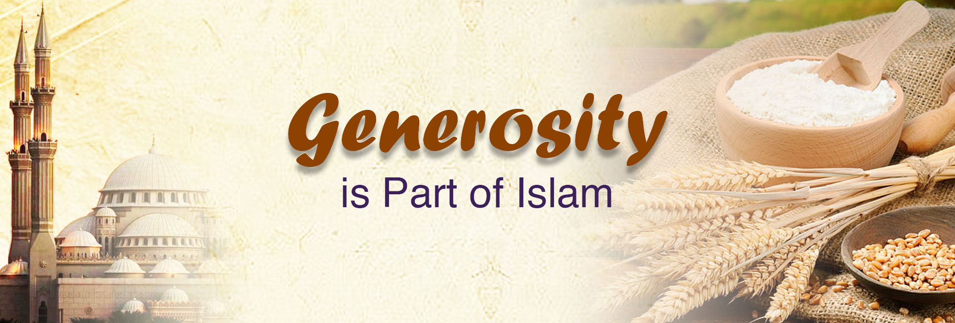 Generosity is Part of Islam