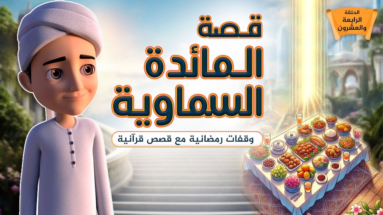 قصة المائدة السماوية || برنامج وقفات رمضانية مع قصص قرآنية || الحلقة الرابعة والعشرون
