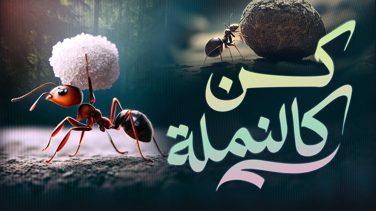 كن كالنملة  | درس عظيم من نملة صغيرة | كرتون اسلامي