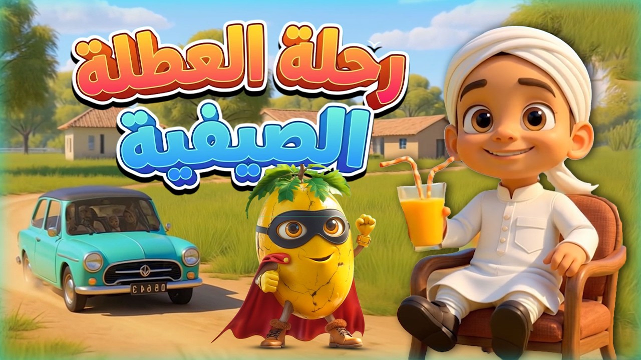 رحلة العطلة الصيفية  | ماذا تعلم حمزة في قرية جده؟ | Summer Vacation Story for Kids