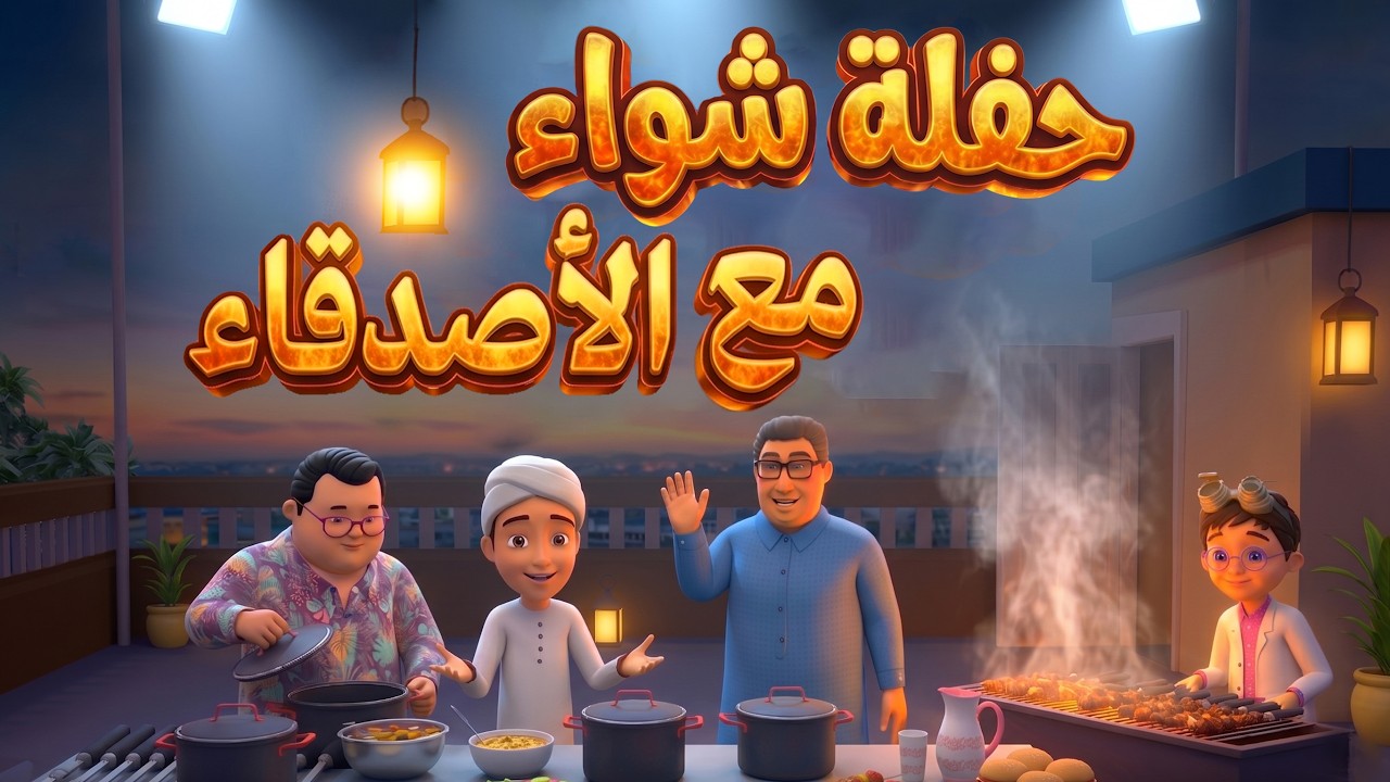 حفلة شواء مع الأصدقاء  | فرحة العيد وآدابه | Eid Party Adventure
