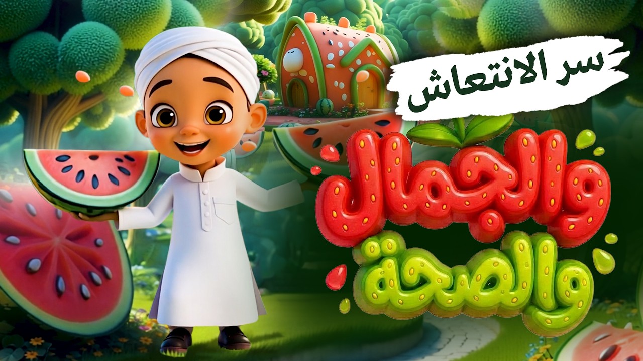 سرّ الانتعاش والجمال والصحة | فوائد البطيخ للأطفال | كرتون إسلامي