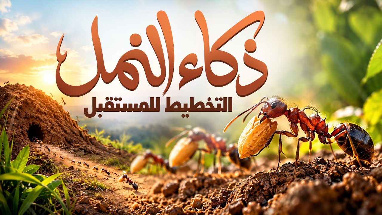 ذكاء النمل | كيف يستعد للمستقبل ويخزّن طعامه؟ | Amazing Creation
