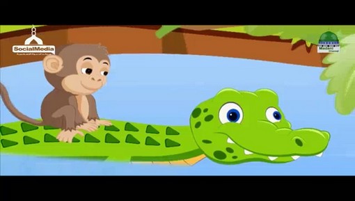 من أعجب القصص – صداقة القرد مع التمساح