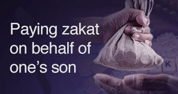 Paying zakat on behalf of one’s son