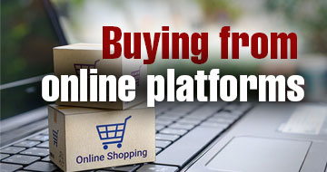 Buying from online platforms