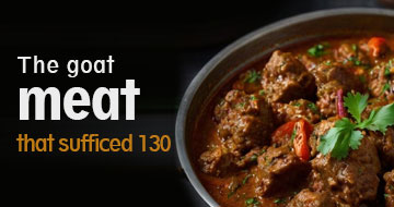 The goat meat that sufficed 130