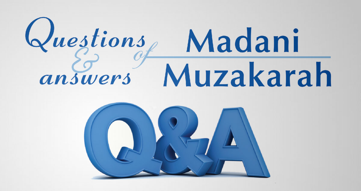 Questions and answers of Madani Muzakarah