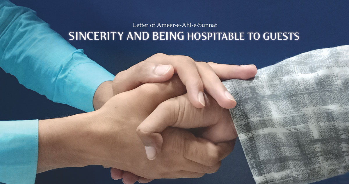 Sincerity and being hospitable to guests