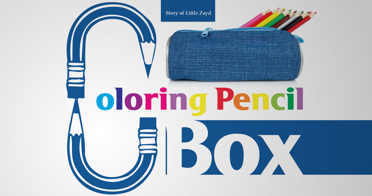 Colouring pencil box