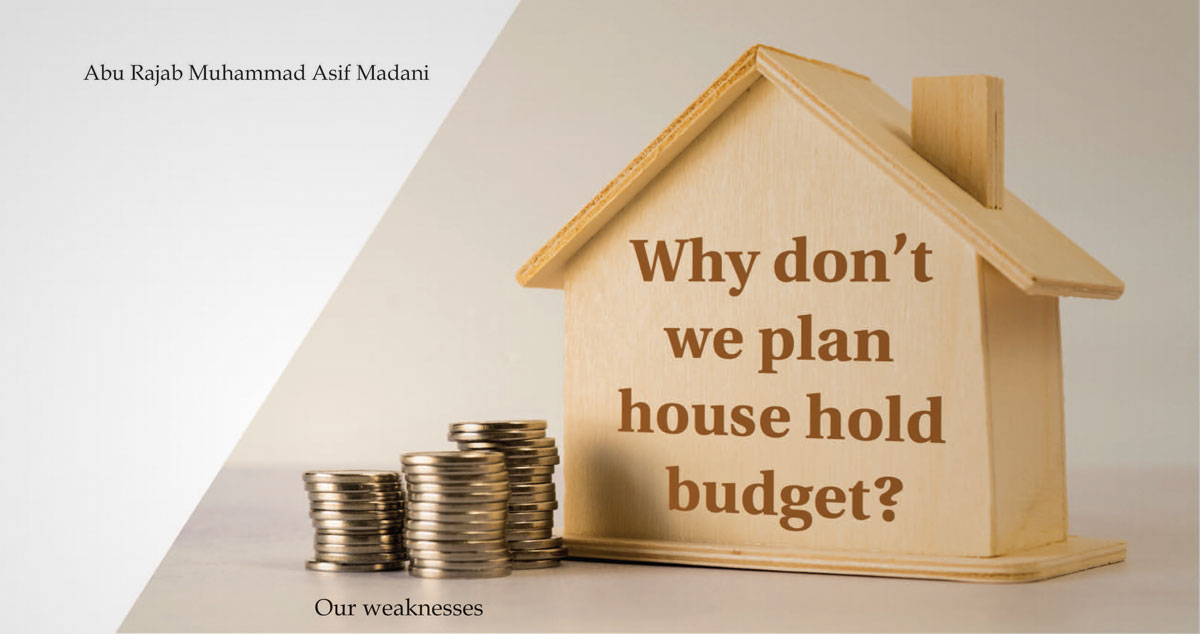 Why don’t we plan household budget?