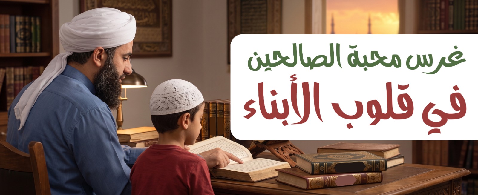 غرس محبة الصالحين في قلوب الأبناء 