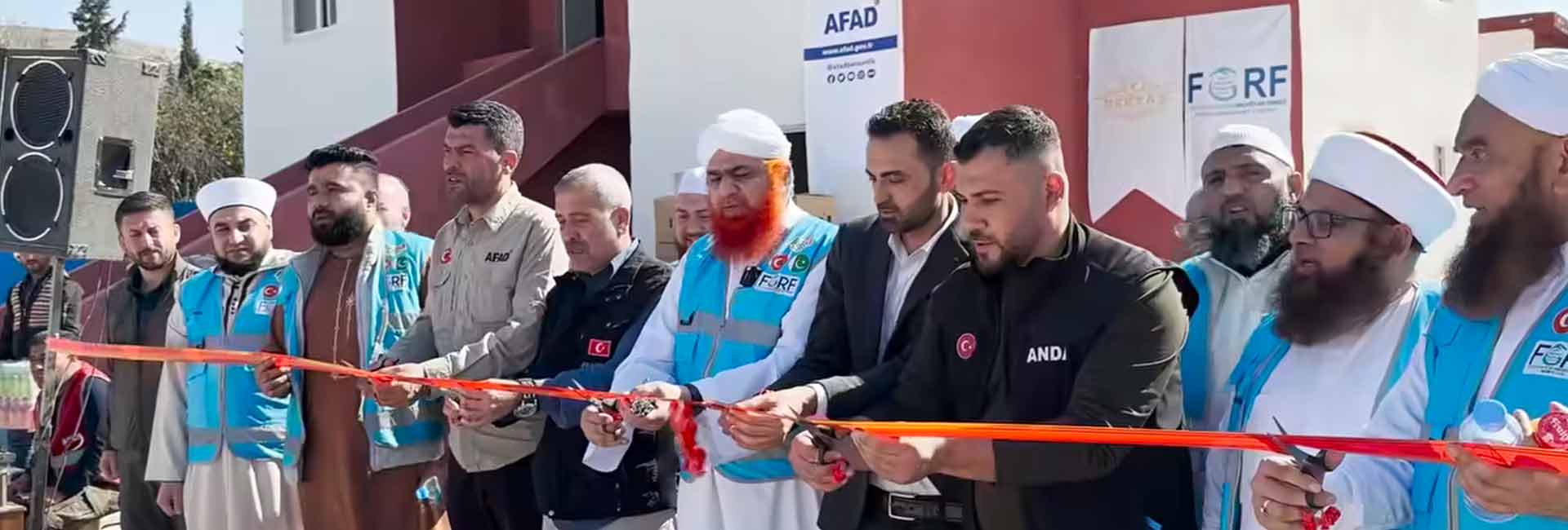 inauguration of orphanage in syria
