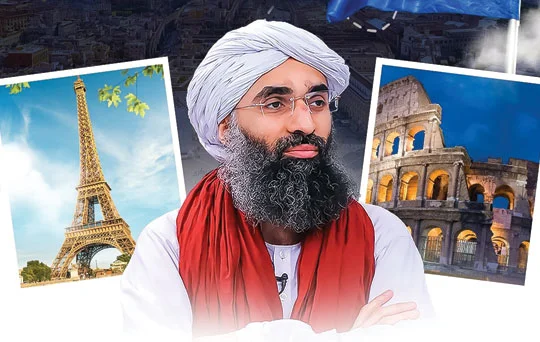 khalifa e ameer e ahle sunnat;s  tour of europe